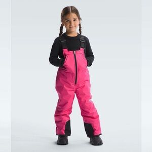 The North Face Kids Fuchsia Snow Bib